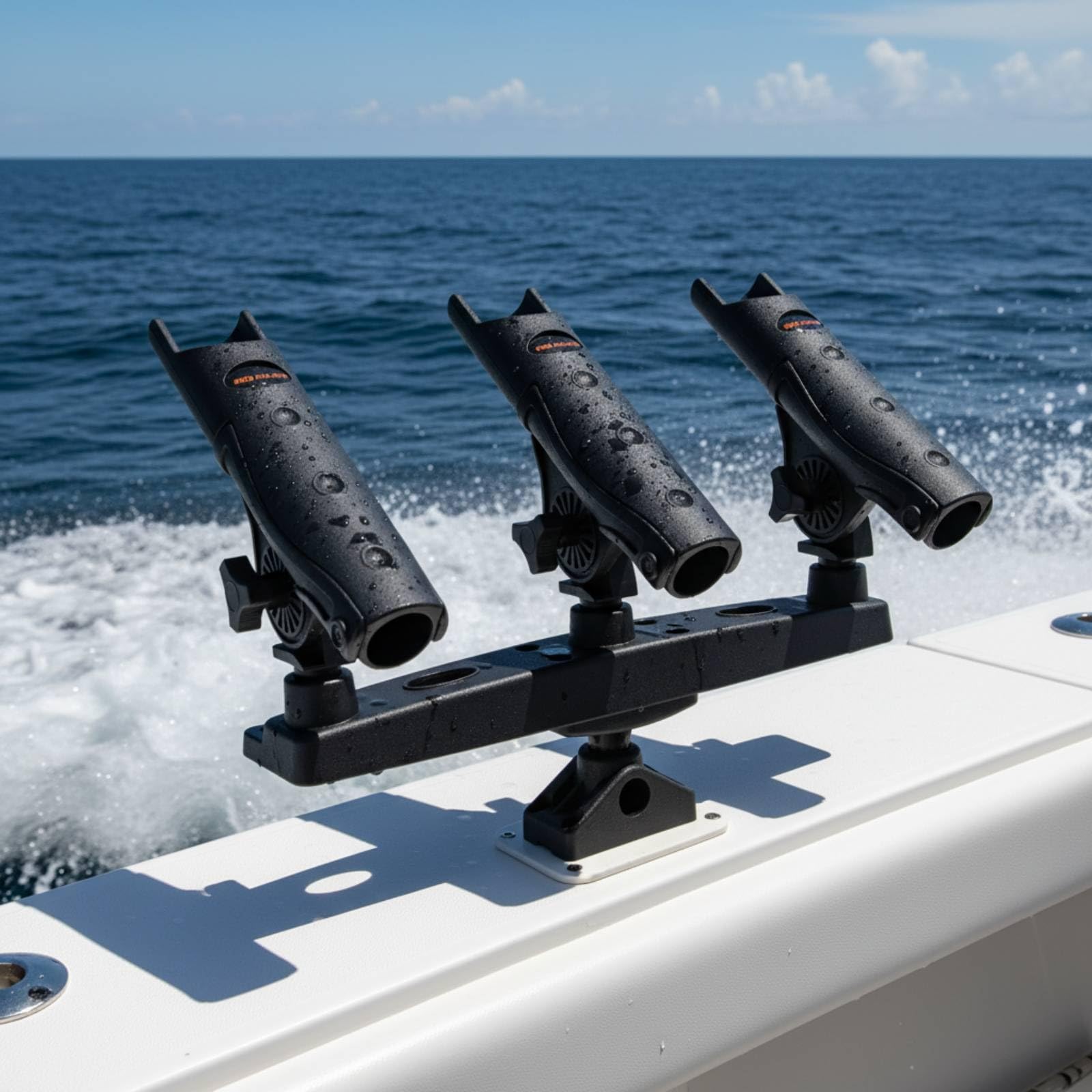Porta Cañas Ajustable Giratorio Portacañas de Barco Montaje en Barca para Pescadores, Kayak
