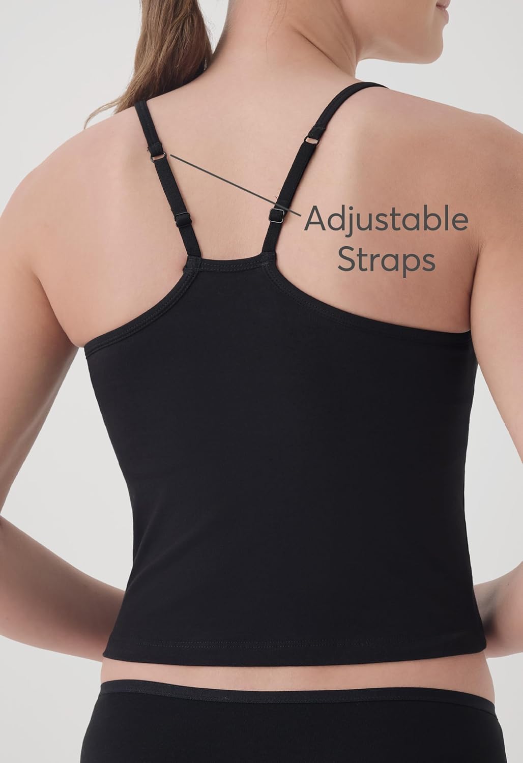 Pact Organic Cotton Women's Everyday Shelf Bra Cropped Camisole - Image 3