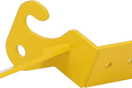 Miniatura 9 de ECOTRIC Soporte de suspensión frontal para cortacésped compatible con John Deere 425 445 455 acero amarillo (48 y 54 pulgadas)