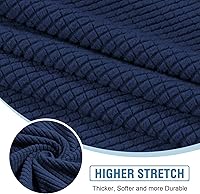 Vista 161 de H.VERSAILTEX 2025 New Sectional Couch Covers 8 Pieces Stretch Sofa Covers for Sectional Sofa Set Separate L Shaped Couch Cover for Both Left/Right