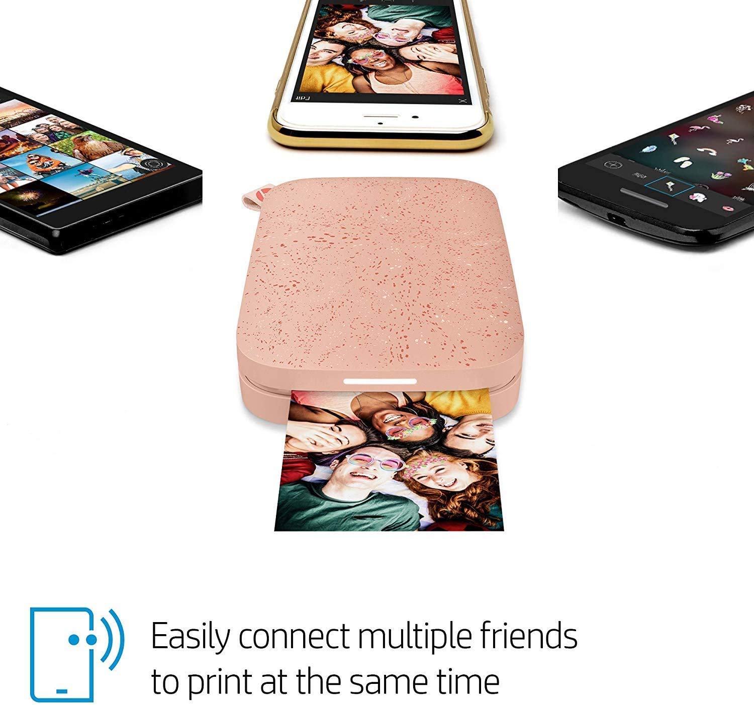 HP Sprocket Photo Printer, (2nd Edition) Print Social Media Photos on