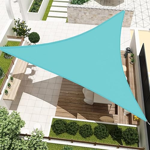Miniatura 14 de Sun Shade Sail 12'x12'x12' Waterproof Equilateral Triangle Heavy Duty UV Block Canopy Awning for Patio Backyard Lawn Garden Outdoor Activities, Beige