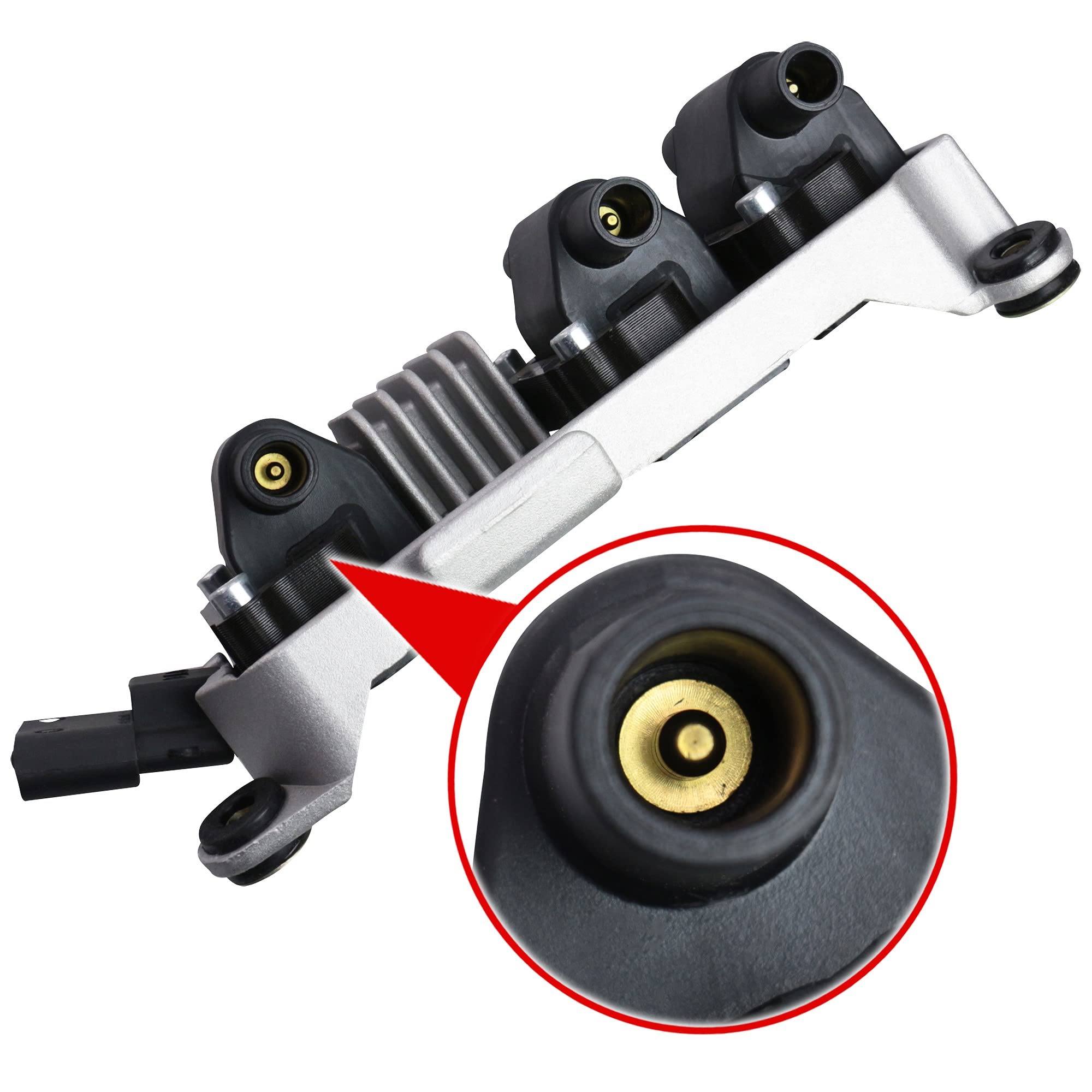 ATEC Germany 1x Bobina de encendido -módulo de encendido de polos 12V