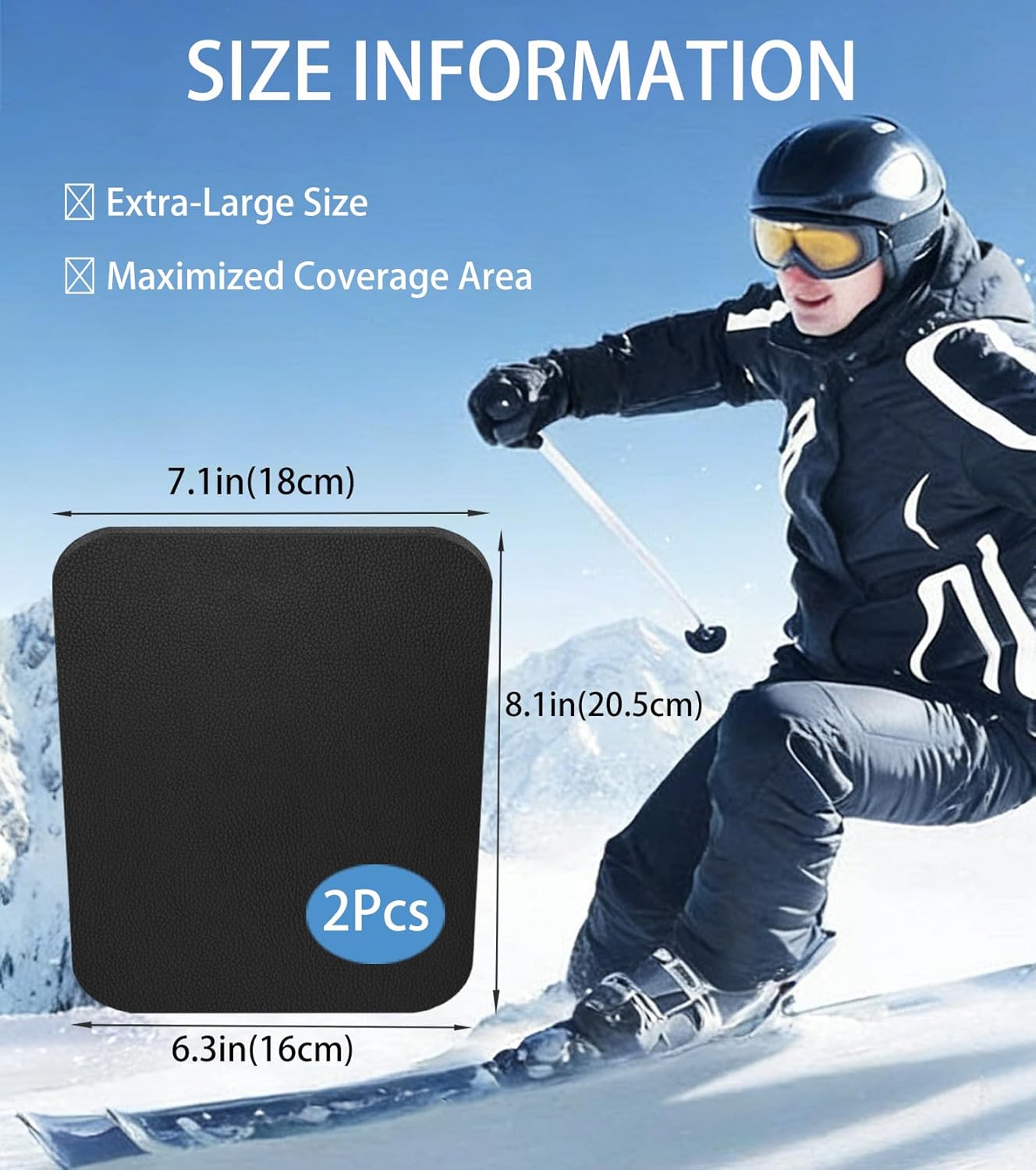 Cuttable Ski Shin Protector Pad - Image 5