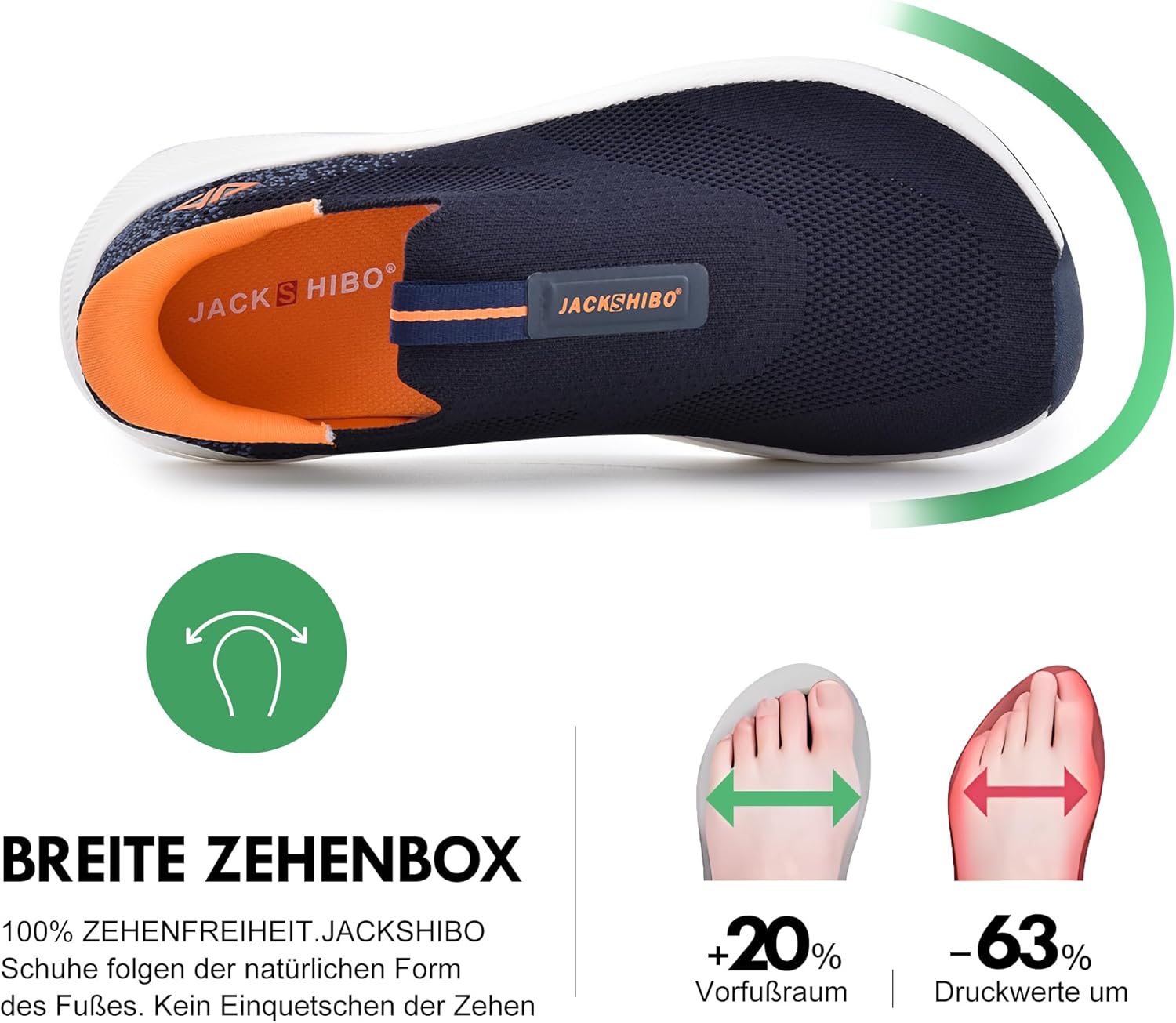 Giniros Heren Slip-On Trainers Casual Trainers Schoenen Ademend Hardlopen Wandelen Sneakers Lichtgewicht Tennisschoenen Zacht Comfortabel Gaas Gym Trainingsschoenen, Zwart, 45 EU