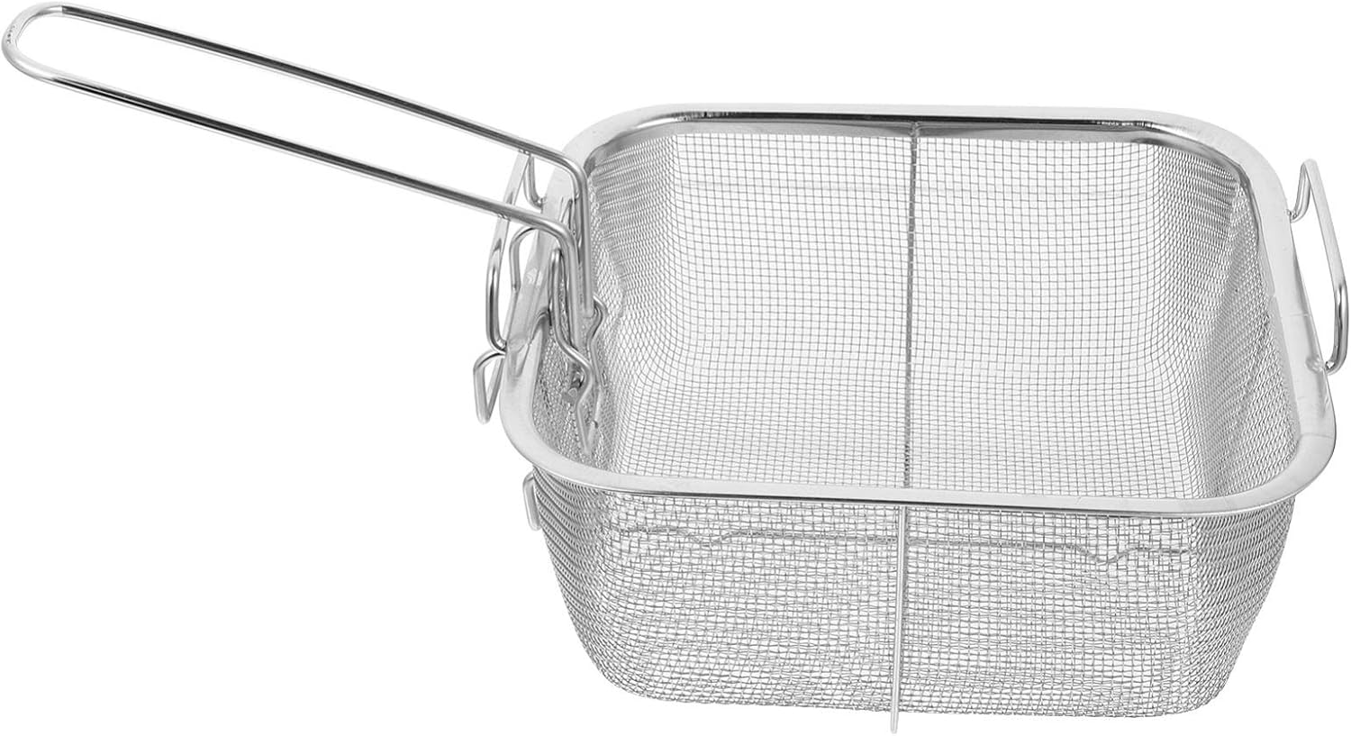 Angoily Commercial Fryer Fish Frying Basket Deep Fry Basket Stainless