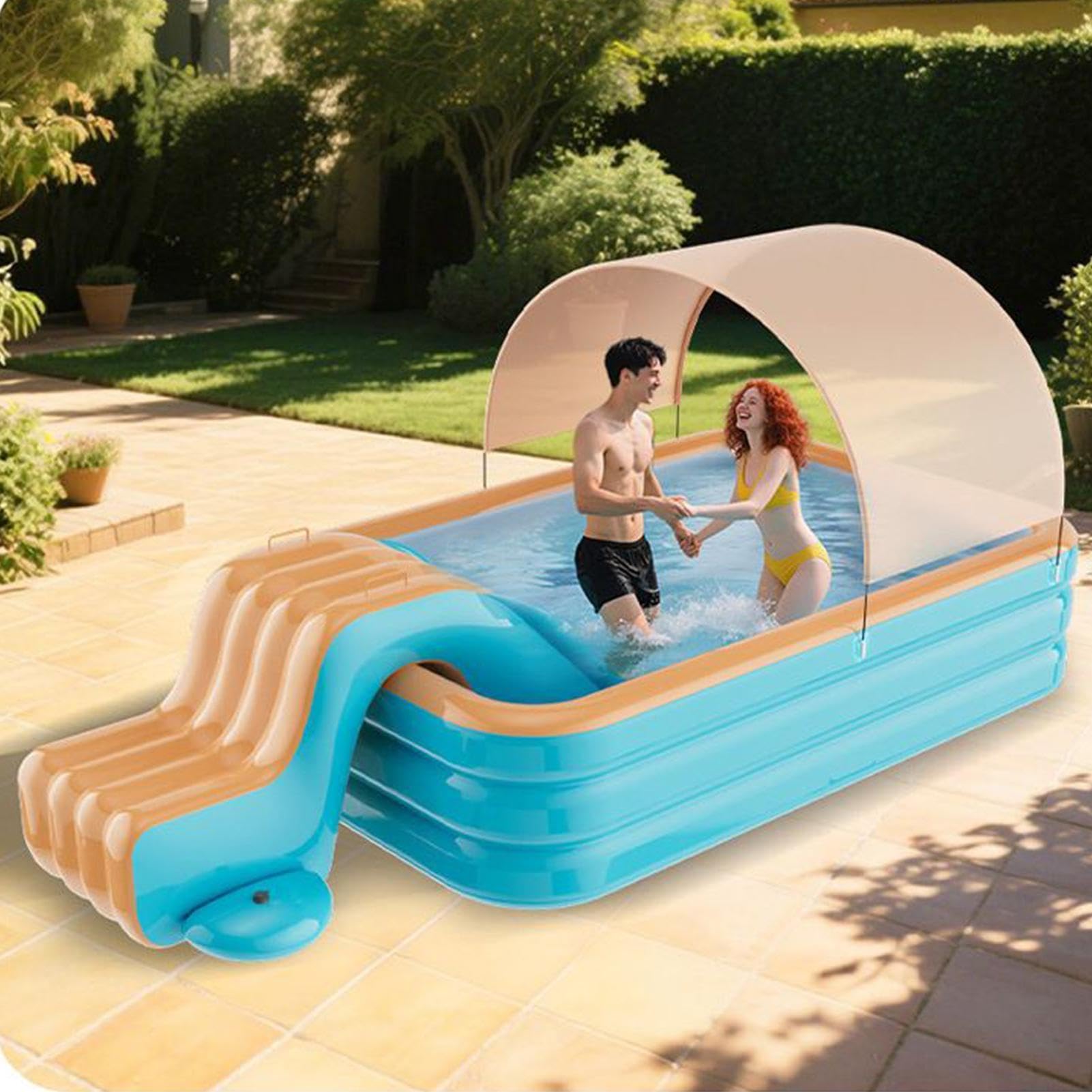 Toboggans Piscine Gonflables Jouet Aquatique De D'Eau Pour Les