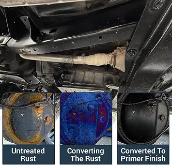 Rust Converter Treatment The Original Water based & Non-Hazardous. MOD & NATO Approved 10-12 square metres per litre (1 Litre)
