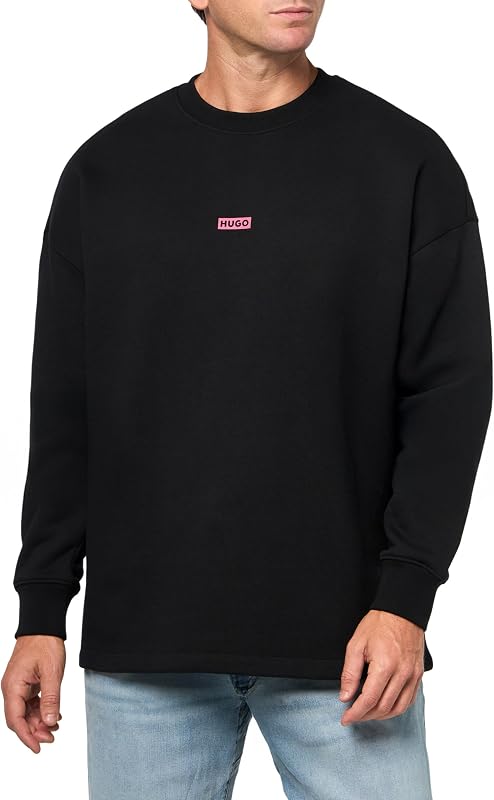 Camisa de manga larga con logotipo estampado en la espalda para hombre