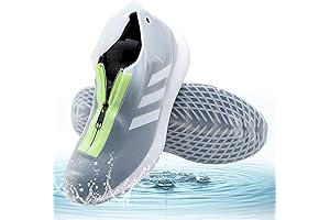 Waterproof, Durable and Reusable Homezo Non-Slip Boot Shoe Covers with Zipper