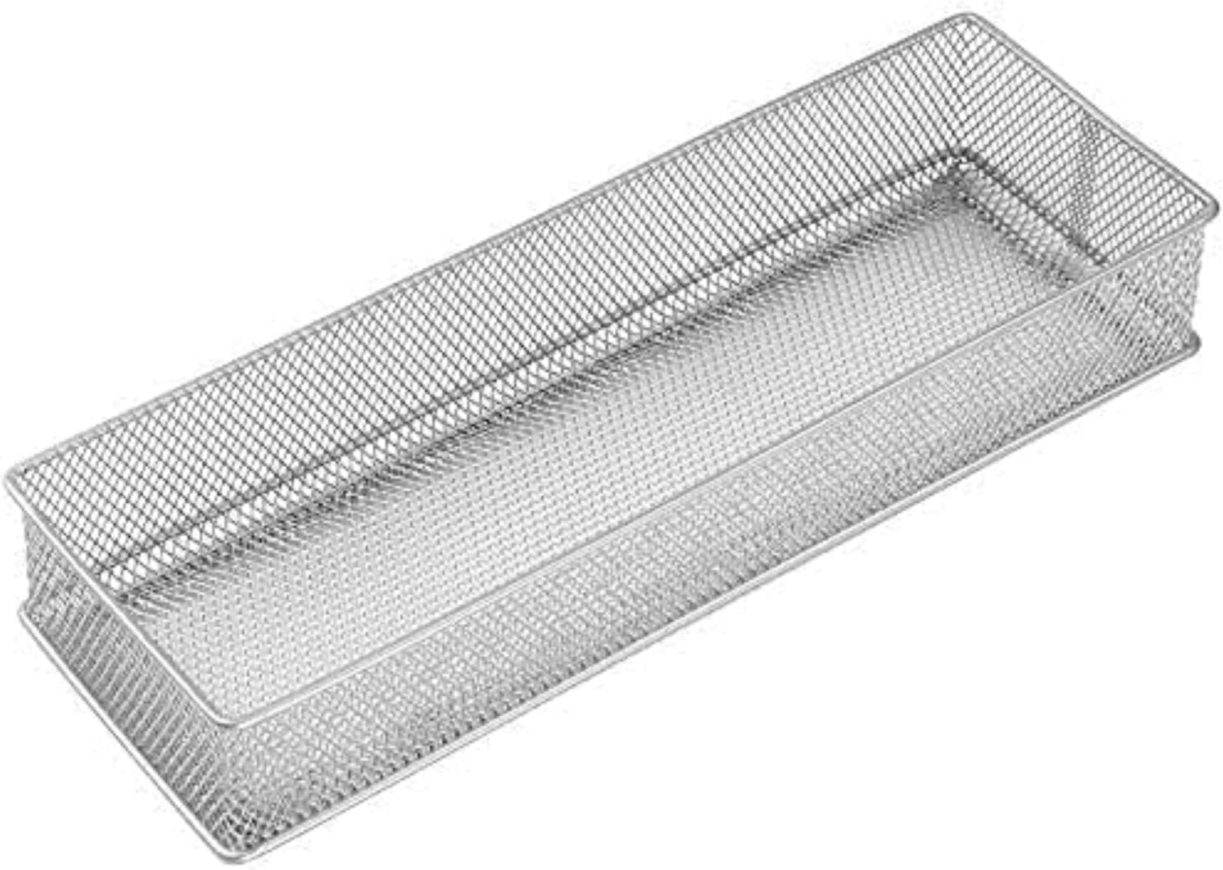 HAHIYO Stackable Mesh Tray Cup 9 x 3 x 2 inches Sturdy
