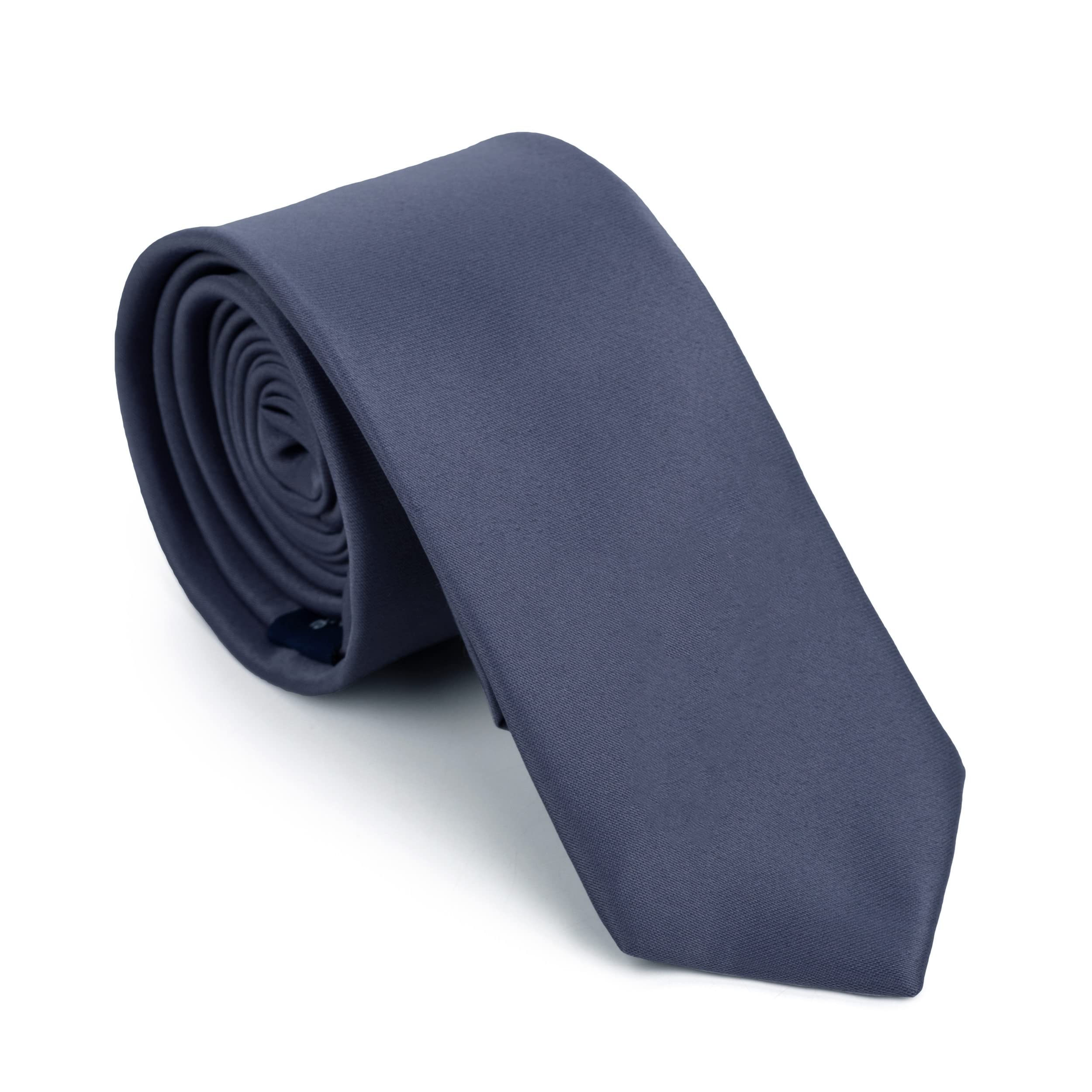 Abel & Burke Men's Black Plum Slim Tie #Ab-C1009/37