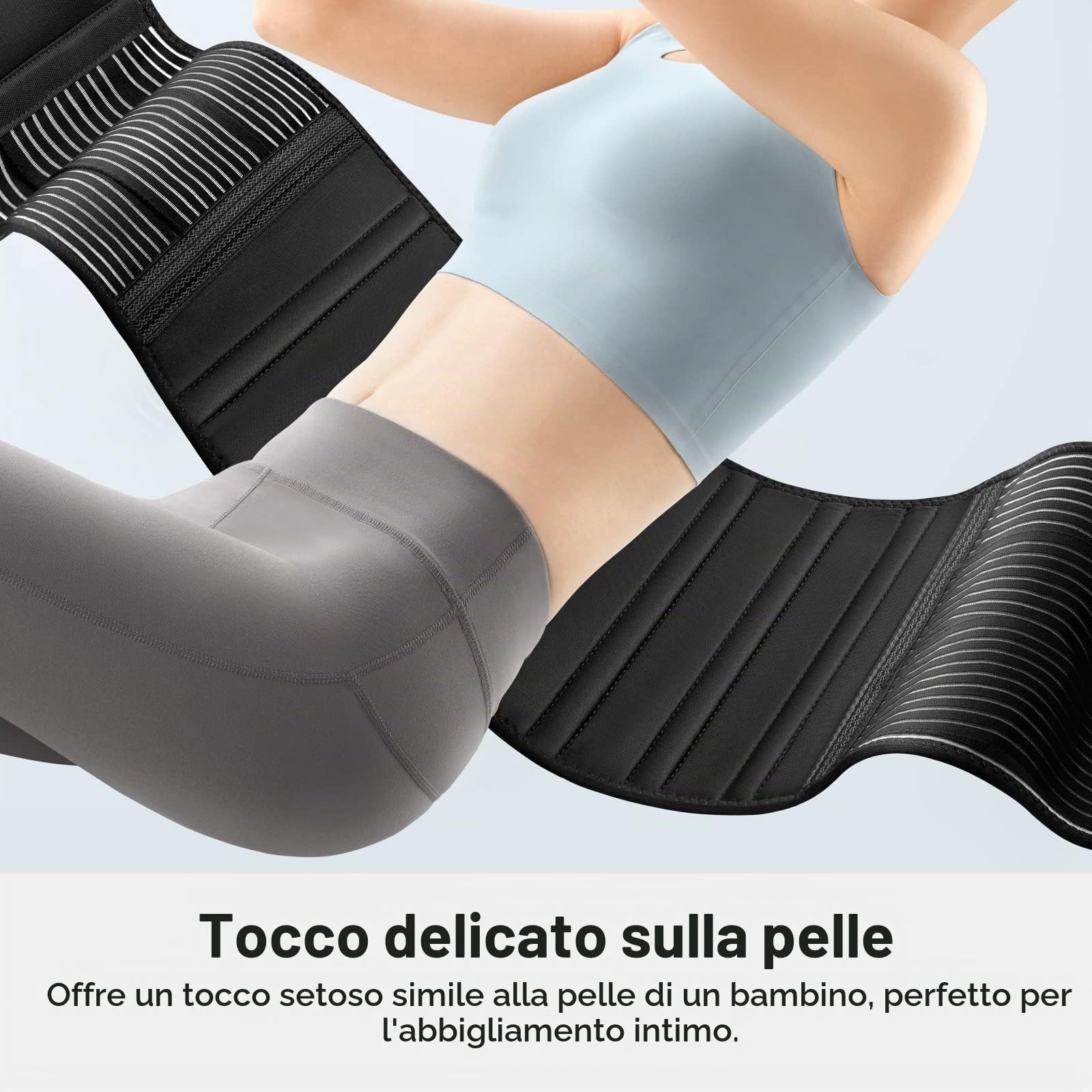 FREETOO Sottile Fascia Lombare Supporto Schiena Per Uomini Donne,Fascia Lombare 0rtopedica Con 5 Sostegno Alleviare L'ernia Del Disco Dalla Sciatica,Cintura Lombare che svolgono lavori pesantia