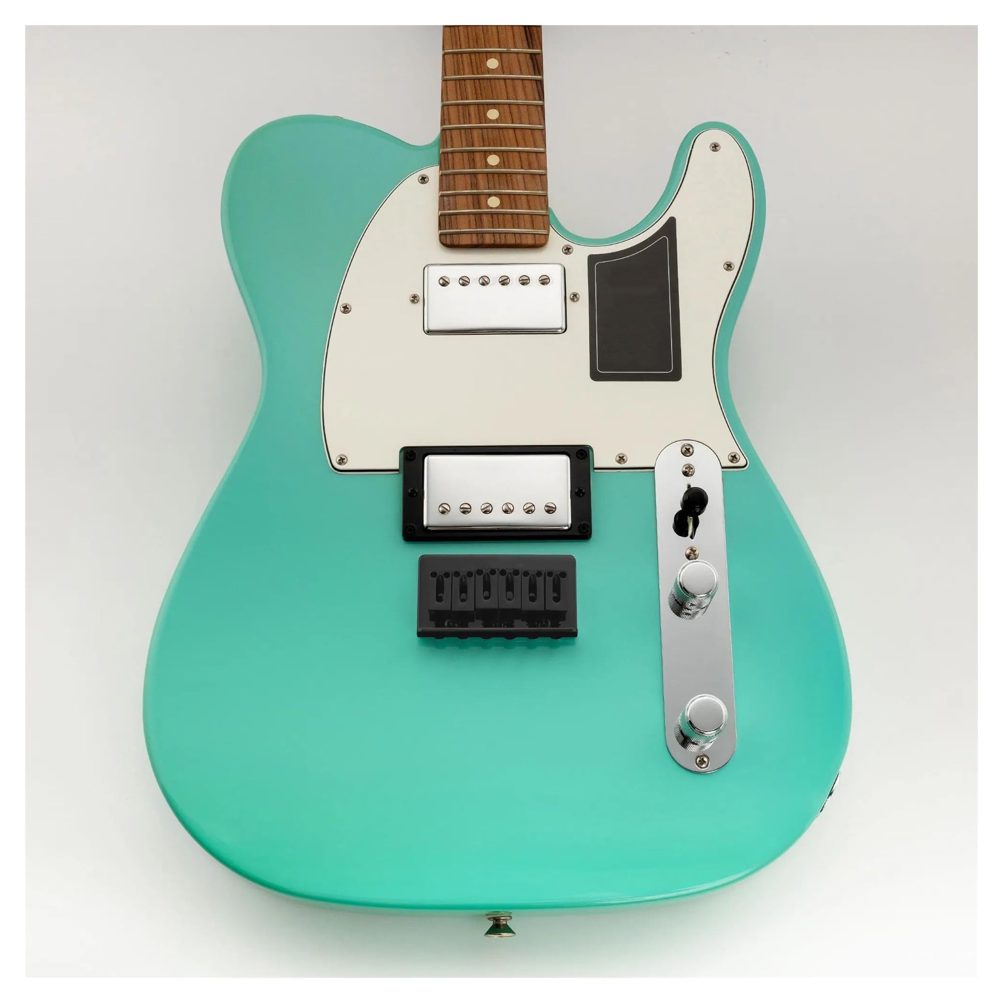 Mostek Strunowy O Średnicy 52.5 Mm Z Twardym Ogonem Stały Bez Tremolo Do Gitar Elektrycznych Mostek Gitarowy(Bk)