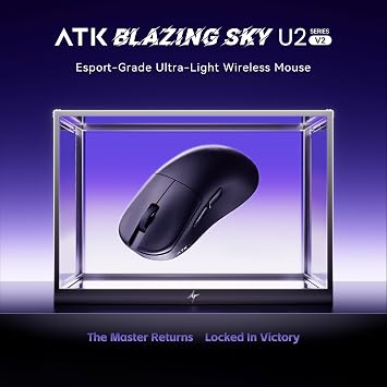ATK Blazing Sky U2 V2 Mini Wireless Gaming Mouse - White