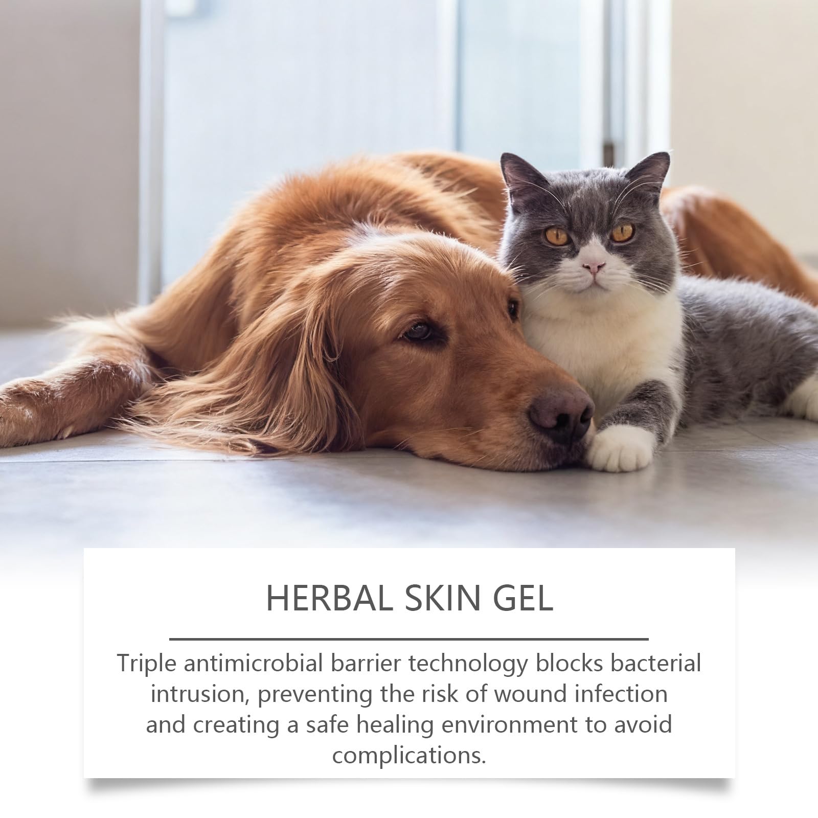 Gel Soin des Plaies pour Animaux,Gels de Soin des Plaies pour Chiens et Chats,Gel de Guérison Imperméable,Pansement Liquide pour Plaies Chien 20g
