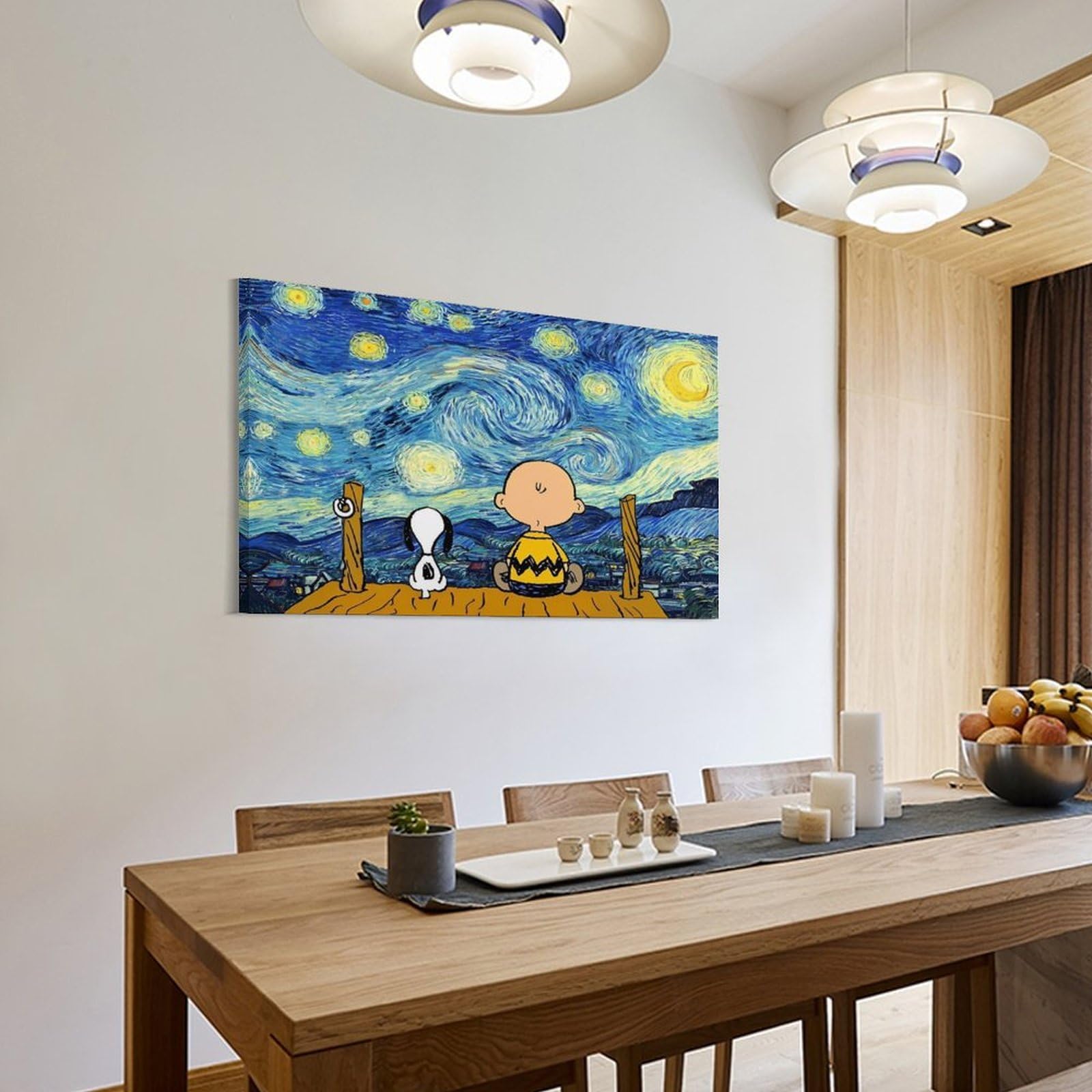 Amazon.co.jp: スヌーピーの油絵 Snoopy アートパネル