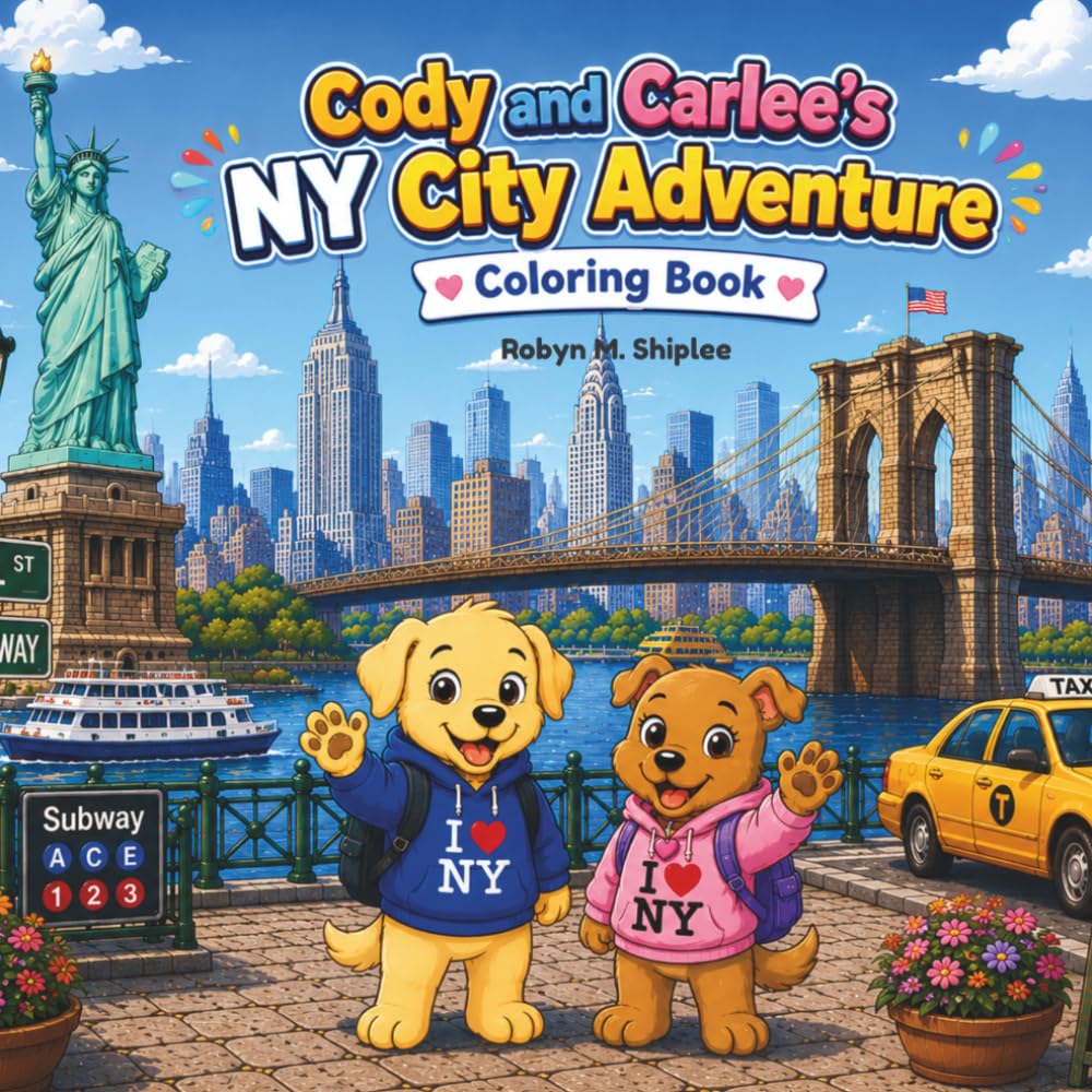 Cody and Carlee's NY City Adventure Coloring Book
