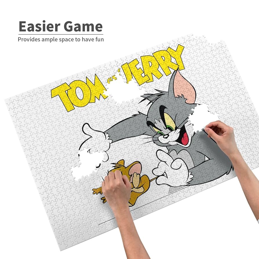 トムジェリ　1000ピースジグソーパズル トムとジェリー 1000ピース ジグソーパズル - メルカリ