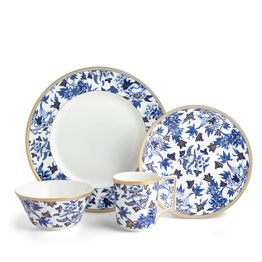 Amazon.co.jp: Wedgwood ハイビスカス 4点 プレースセッティング