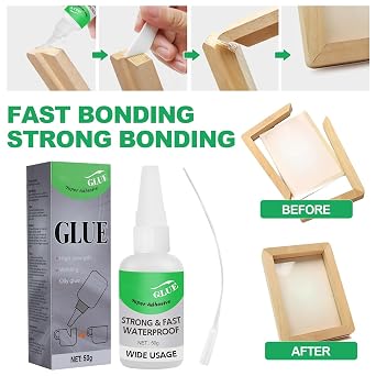 2Pcs Magic Glue,Universal Super Glue,Multifunctional Glues,Magic Glue Super Adhesive Strong & Fast Waterproof Wide Usage,All Purpose Super Glues for Metal, Plastic, Wood, Ceramics