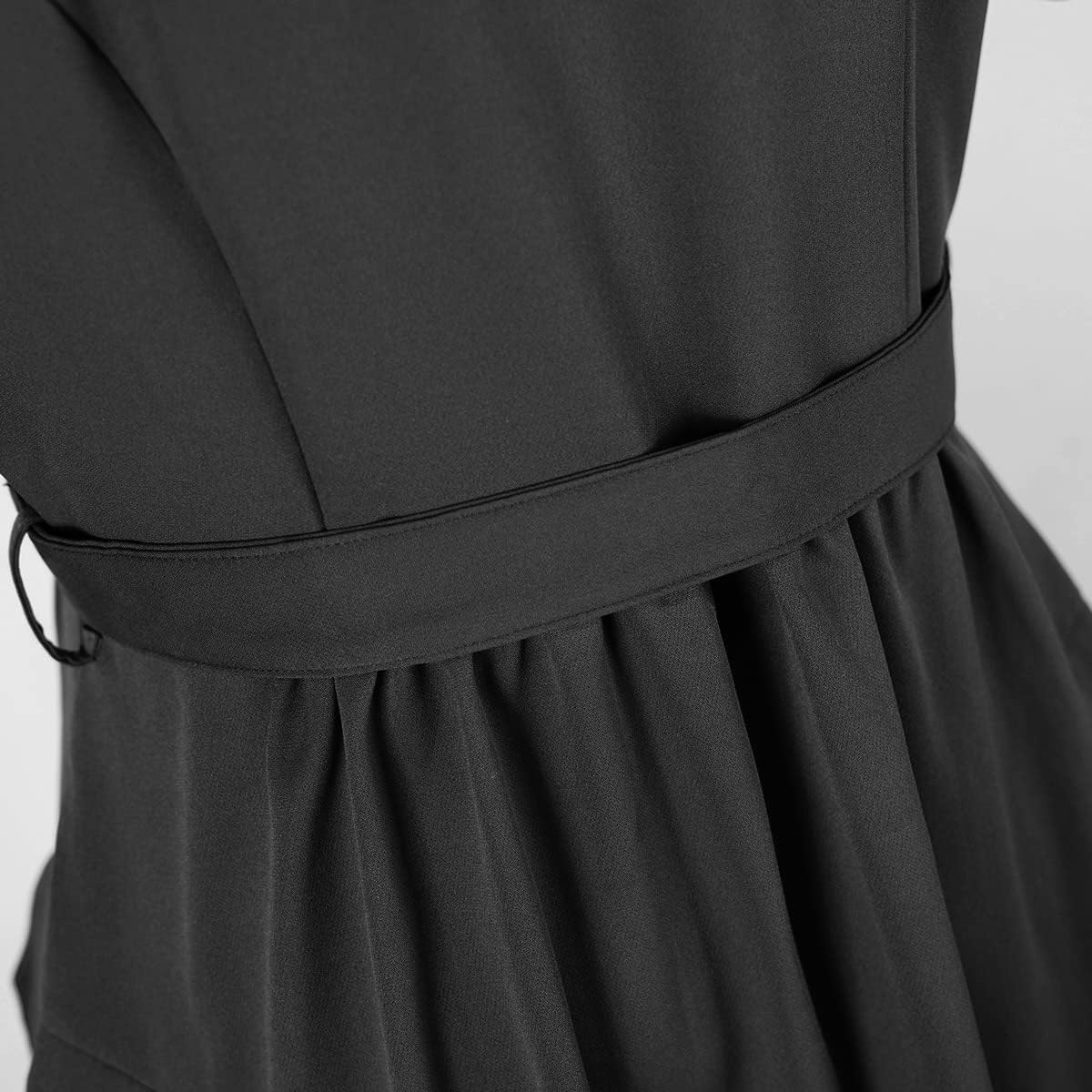 Oiefeen Women's Medieval Gothic Tuxedo Victorian Long Trench Jacket Halloween Costume