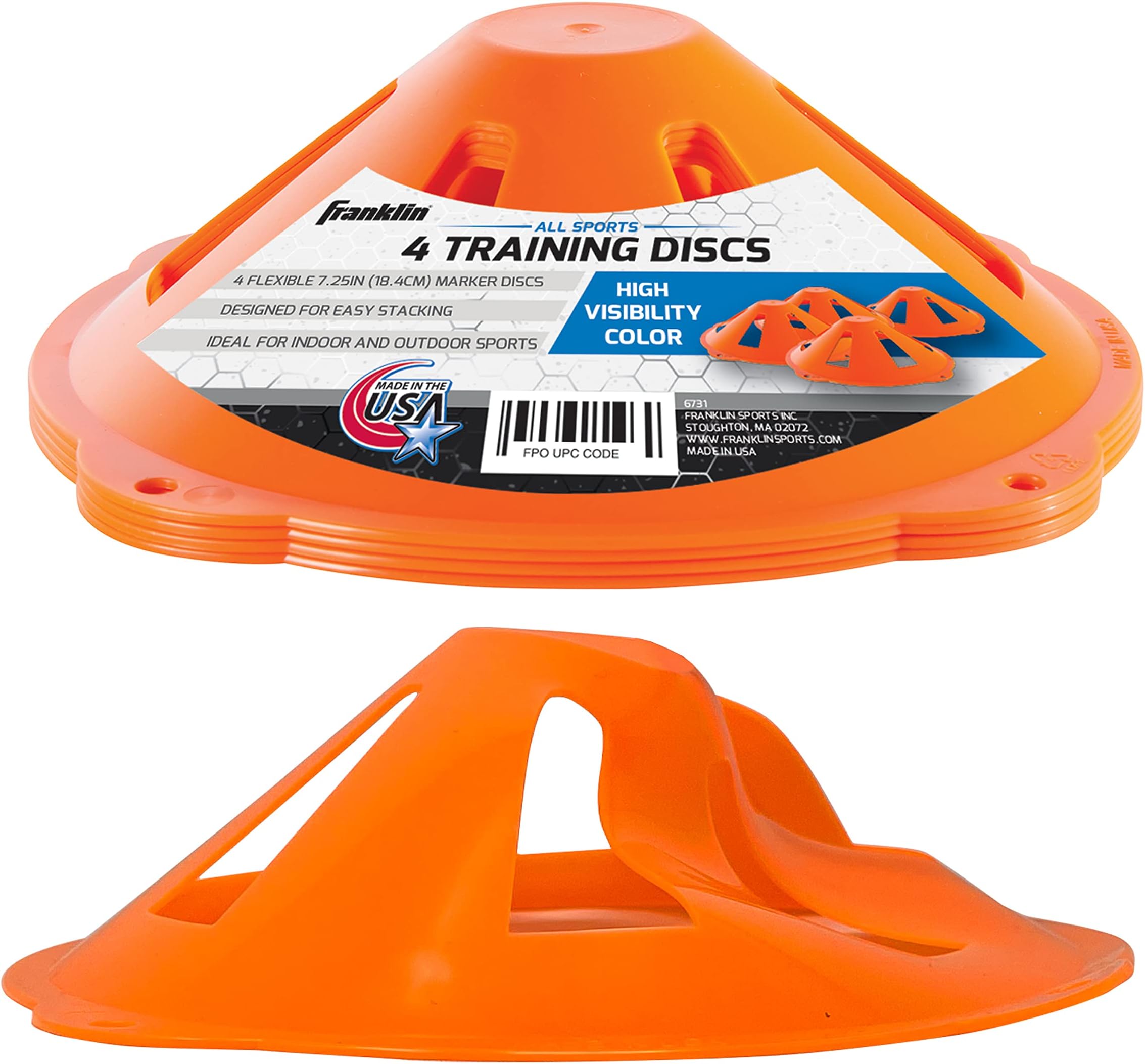 Franklin Orange Marker Discs - 4 Pack