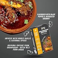 Vista 3 de CERES FOODS India's Bihari Champaran Ahuna Handi Mutton Masala Salsa a fuego lento Ahuna Handi Mutton Masala Mutton Pasta de cocina Pasta de curry