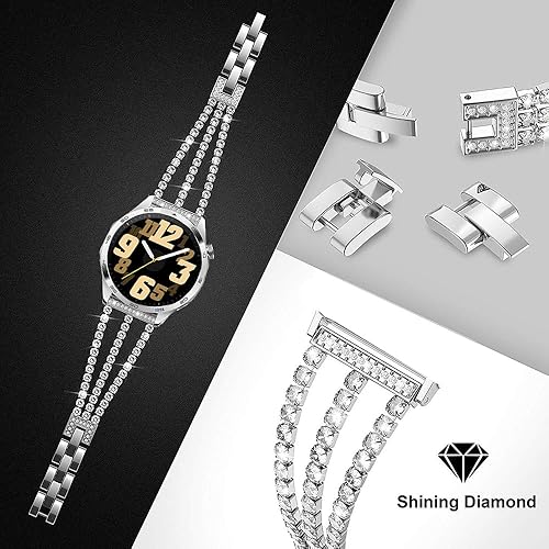 Miniatura 2 de Correas compatibles con Samsung Galaxy Watch de 1.81 pulgadas  Galaxy 3 de 1.77 pulgadas  Gear S3, correa de repuesto de malla metálica de acero