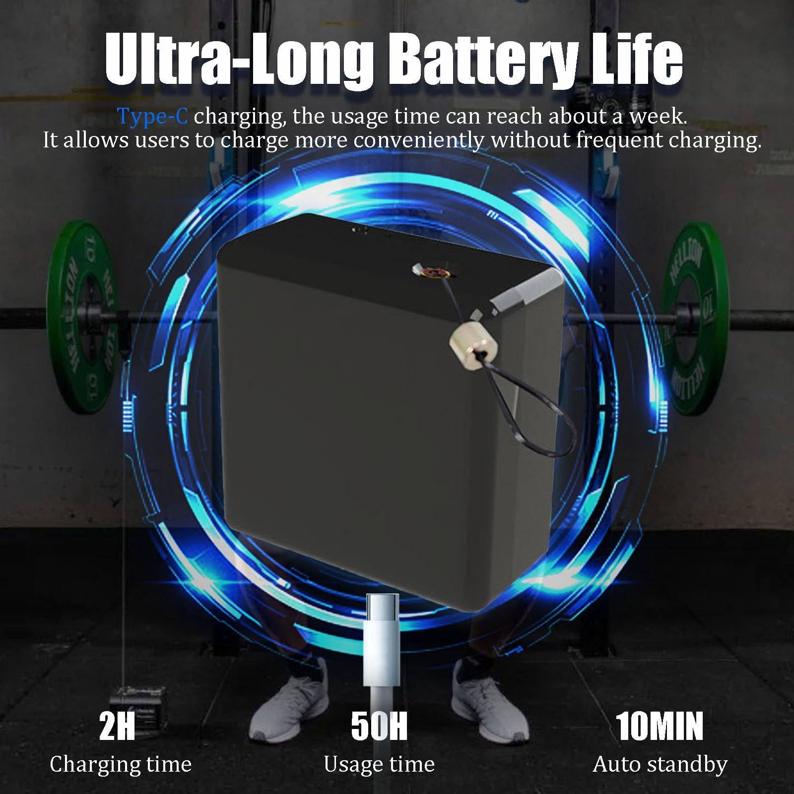 Entrenador de Velocidad y Potencia para Barra, Saltos, Arrastres de Trineo | 98% Preciso con App y Retroalimentación de Voz | Batería 50H y Resistencia 100G para Atletas y Entrenamiento