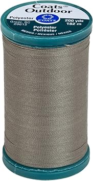 Coats 108553 Outdoor Living Thread 200yd, Steel