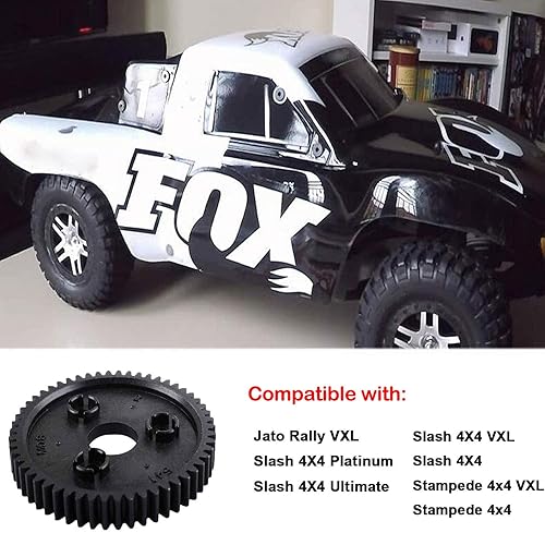 Miniatura 2 de Espuela de paso 54T 0.8 32 (3 piezas) compatible con Traxxas Gear Slash Stampede 4x4 VXL Rally VXL