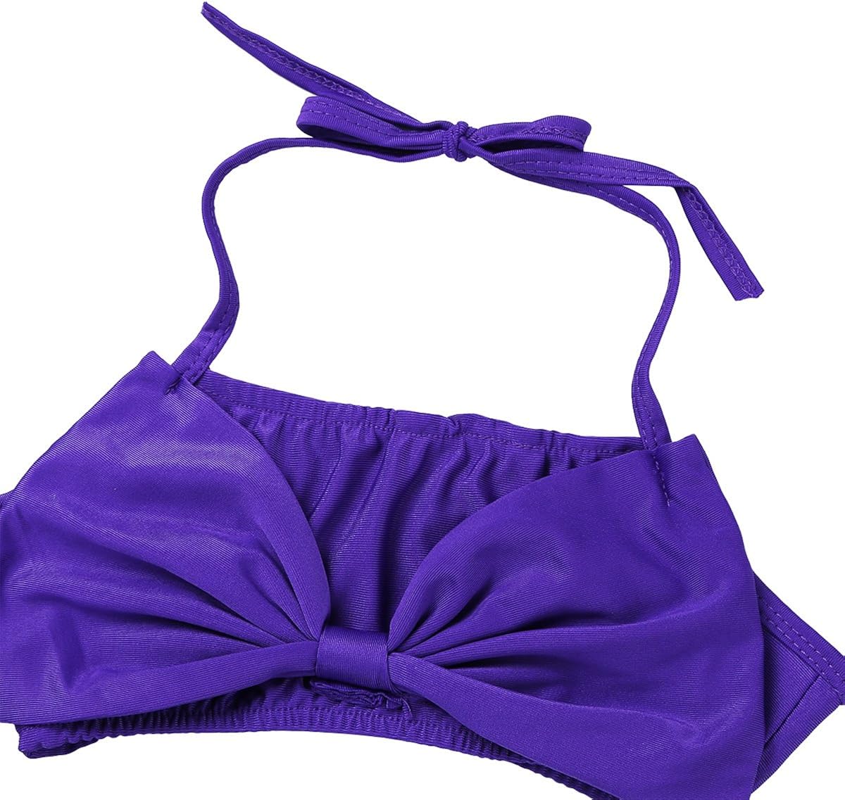 TiaoBug Kids Girls 2PCS Tankini Bikini Mermaid Swimsuit Swimwear Bathing Suit Halter Tops with Bottom Set: Clothing, Shoes & Jewelry