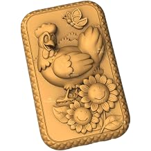 Grainrain Silicon Soap Mold Handcraft DIY Candle Resin Mould for Handmade Soap Rooster 11248