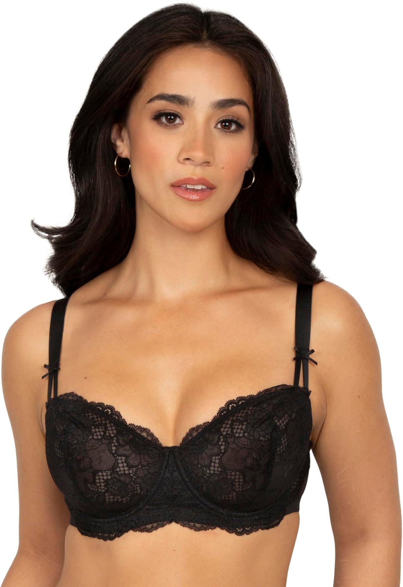Womens Temptation Lace Balconette Bra