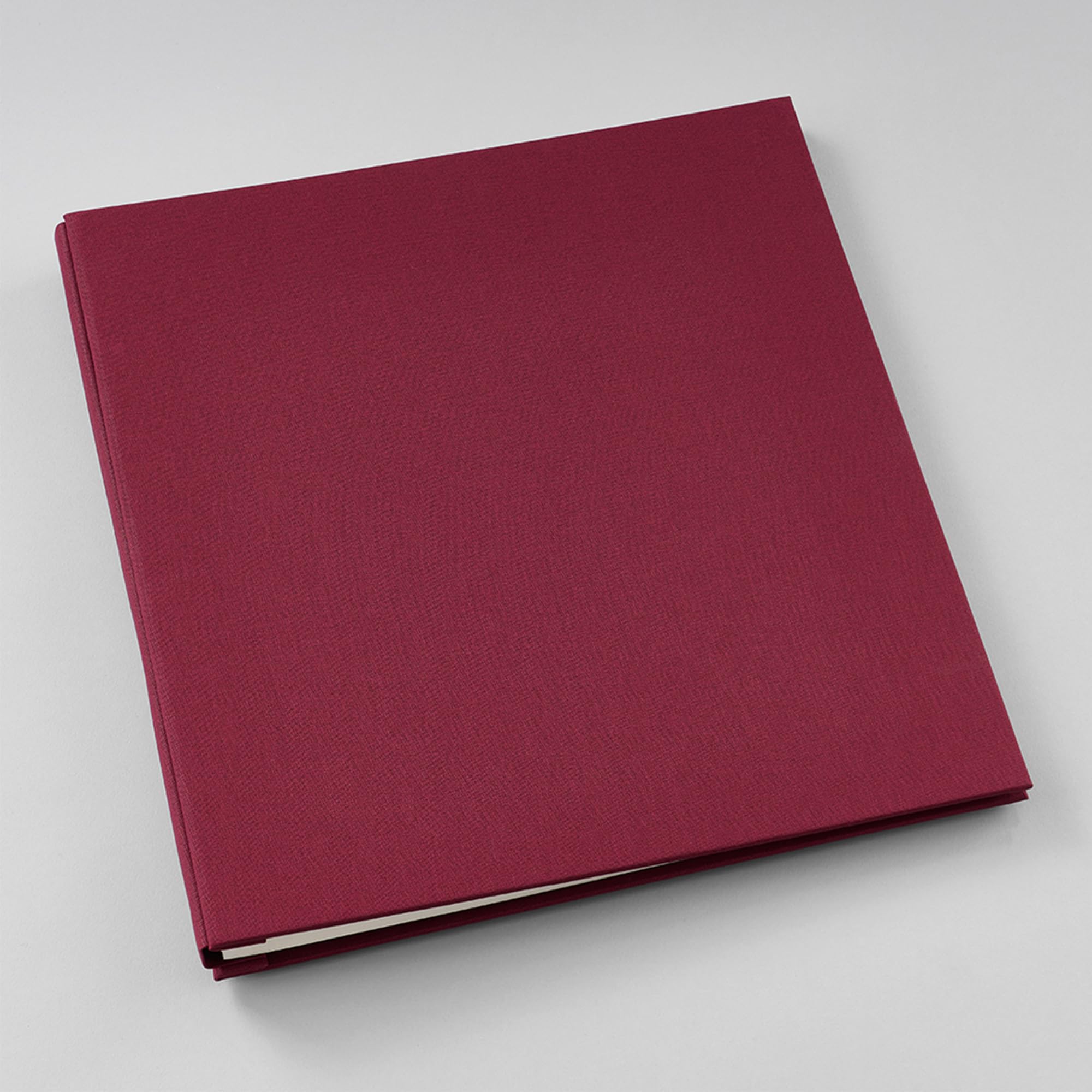 Semikolon 600038 album na śruby duży, 28 x 31 cm, z 20 kremowo-białymi stronami, możliwość rozszerzenia – burgundowy, ciemnoczerwony