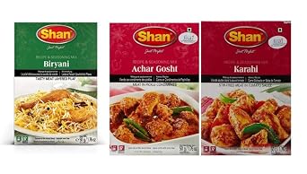 Shan Masala Pack of 3 Flavours 3X2  Pack of 6 Pcs
