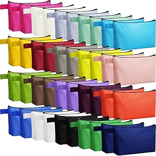 Reginary 40 bolsas de lona para maquillaje co...