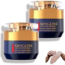QinglingPolypeptide Face Cream Hydrating & Smoothing Moisturizer for Face and Neck, Daily Skin Care for Men & Women Packs 2