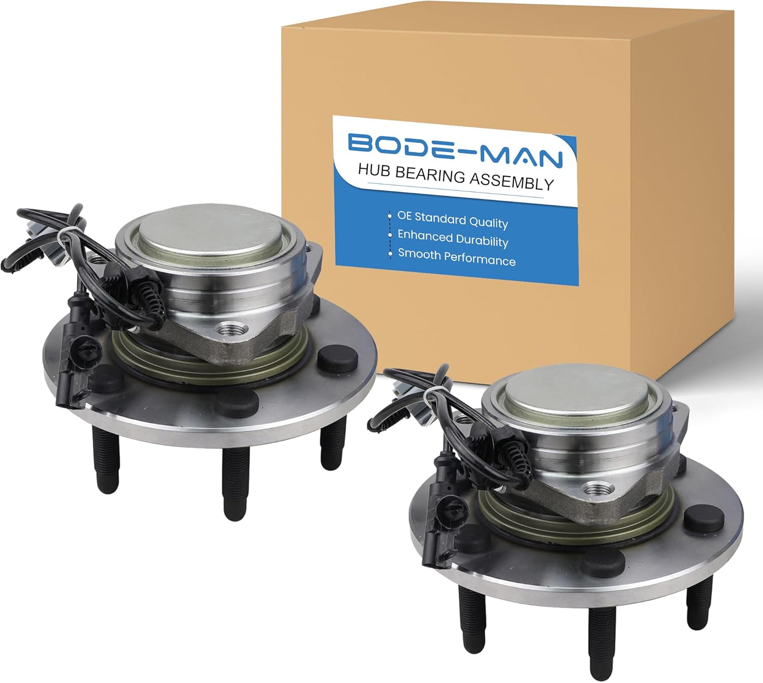 Pair Front Wheel Bearing and Hub Assemblies for 2007-2013 Chevy GMC Silderado Sierra 1500 for 2007-2014 Suburban Yukon XL 1500 Tahoe Yukon RWD 2WD