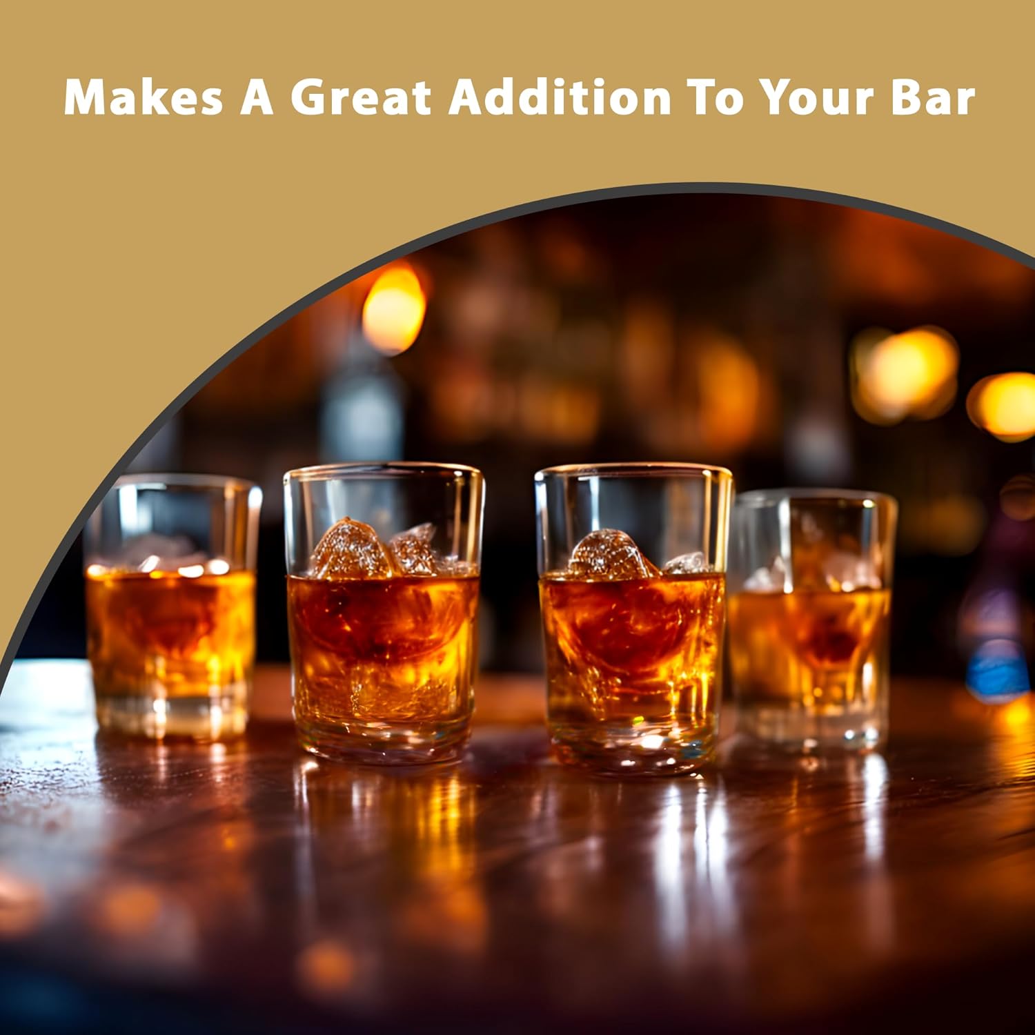 Lily's Home 1.5 oz Shot Glasses Sets with Heavy Base, Premium Clear Shatterproof Reusable Cups, Perfect for Any Liquor, Jello Shots, Condiments, Tasting, Sauce, Dipping and Food Sampling - Image 3