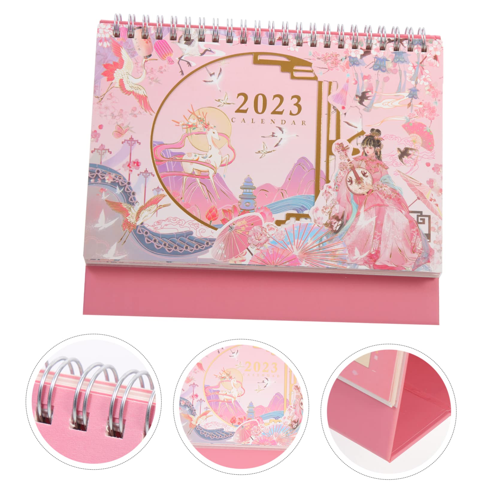 VILLCASE 3pezzi Scrivania Planner Mensile Retro Design Per e Casa Per e Capodanno