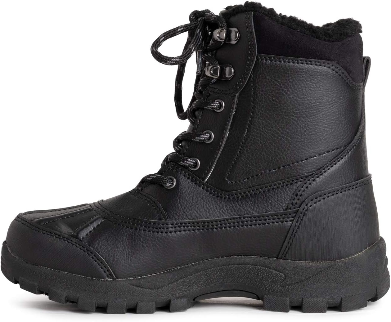 POLAR Mens Thinsulate Fully Lined Waterproof Deep Tread Durable Rubber Shell Thermal Winter Rain Snow Boots - Image 3