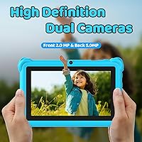 Vista 4 de Tableta para Niños de 7 pulgadas, Tableta Android para Niños Pequeños, Pantalla IPS de Protección Ocular, 4GB RAM 32GB ROM, Bluetooth Wifi, Tabletas