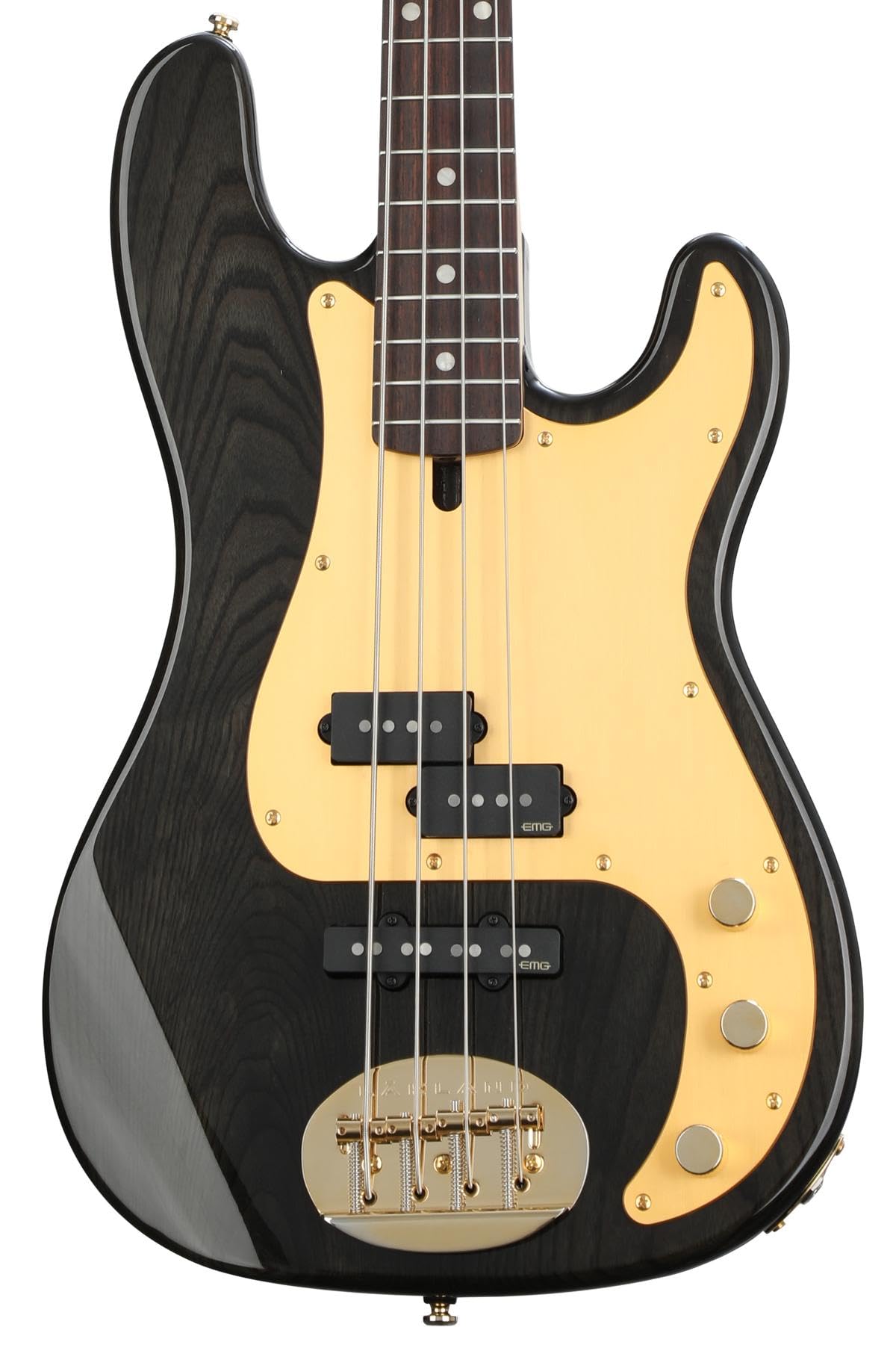 Lakland Geezer Butler Signature Skyline Bass Guitar - Trans Black