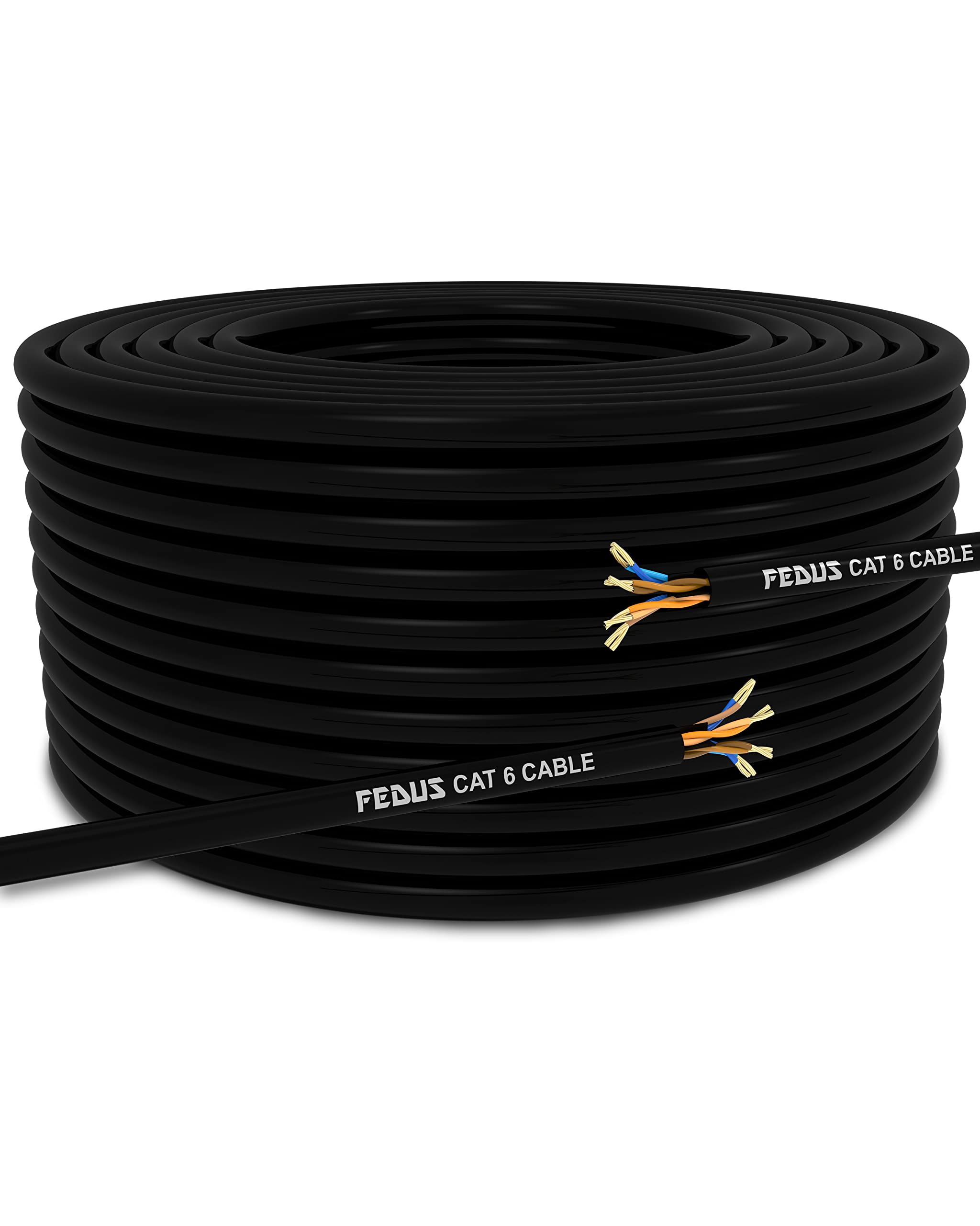FEDUS 1000 MBPS 150 Meter High Speed RJ45 Cat5e Ethernet Patch Cable LAN Cable Internet Network Computer Cable Cord High Speed Gigabit Category 5 Wires for Modem, Router, Camera, LAN ADSL BLACK (B0BQN4S3PL) Amazon Price History, Amazon Price Tracker