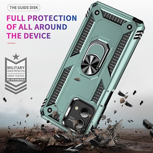 Miniatura 3 de Funda para Moto G Stylus 5G 2023, Motorola G Stylus 5G 2023 con protector de pantalla HD, fundas protectoras de grado militar con anillo para Moto G