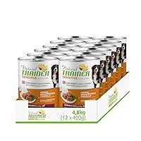Natural Trainer Sensitive No Gluten Medium - Maxi - Cibo Umido per Cani con Maiale