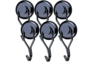 Magnet Hooks 100 lbs - Super Strong Magnetic Tool for Hanging Grill Tools Purse Keys