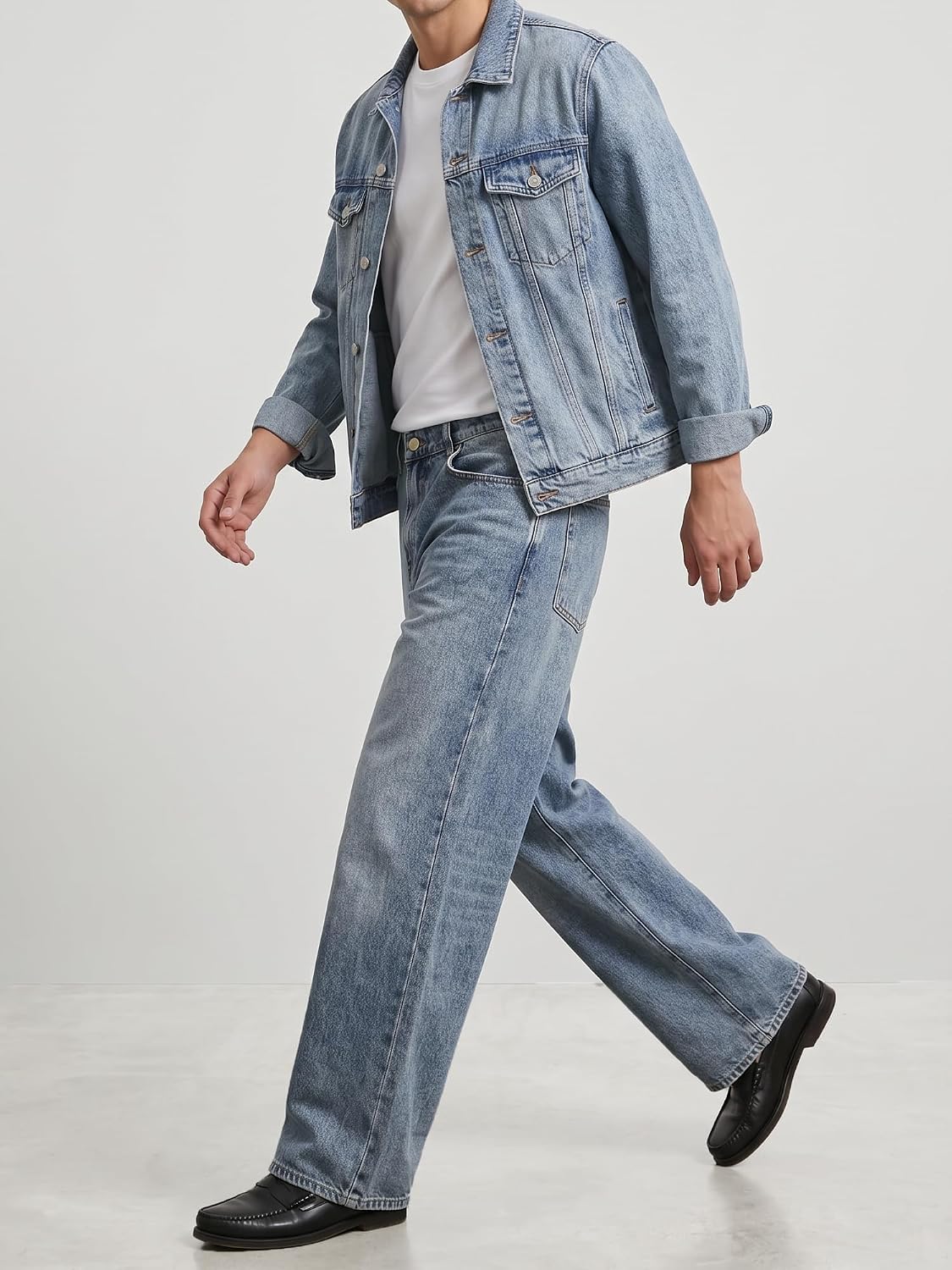 Comdecevis Men's Relaxed Fit Jeans